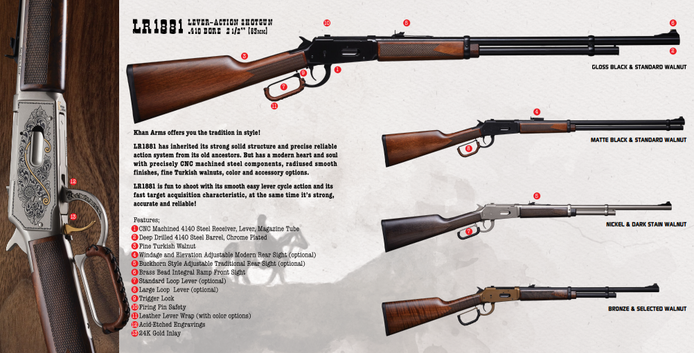 khan arms 1881 lever action 