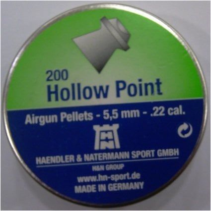 H&N HOLLOW POINT 5.5 CAL HAVALI SAÇMA