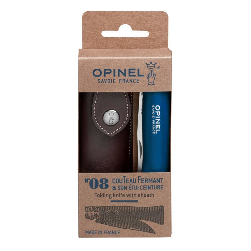 OPINEL INOX BLUE SAP 8 NO CAKI (001891)