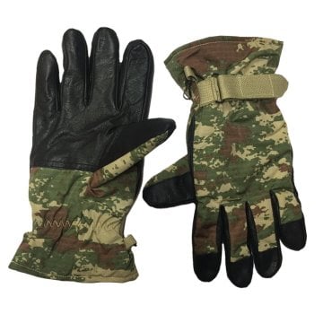 ЗЕЛЕНЫЕ КАМУФЛЯЖНЫЕ ВОЕННЫЕ ПЕРЧАТКИ