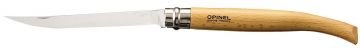 OPINEL INOX BEECH HANDLE 15 NO FLETO KNIFE (000519)