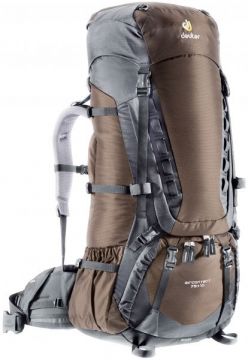 DEUTER AIRCONTACT 75+10 SIRT CANTASI YESIL - GRANIT