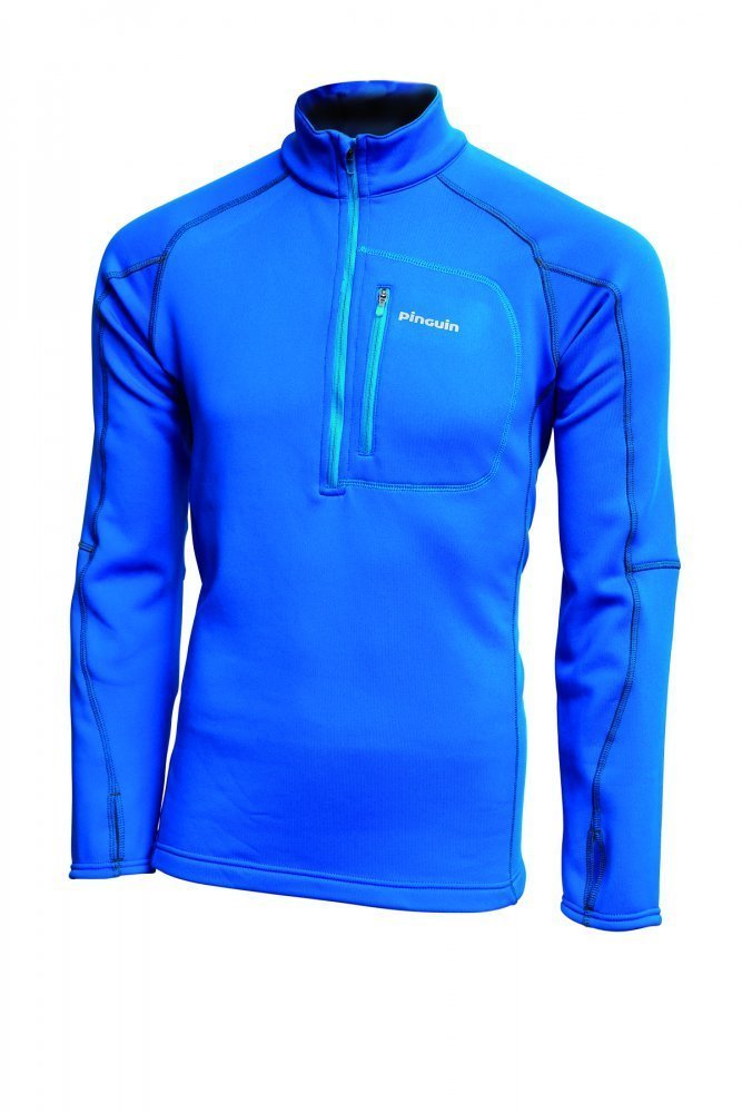 PINGUIN POWER HOMME DEMI-ZIP BLEU
